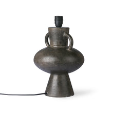 stoneware lamp base charcoal L