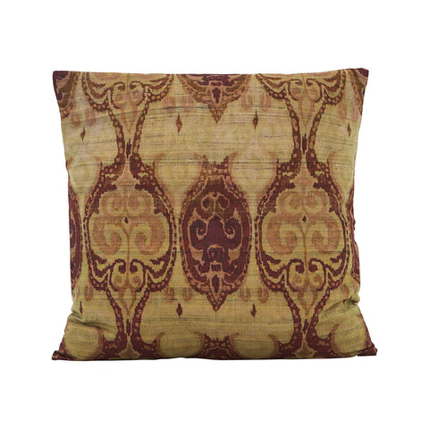 PILLOWCASE, THIA, GREEN/BROWN