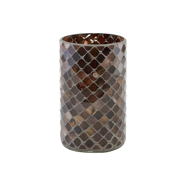 CANDLE STAND, BROWNIE, BROWN