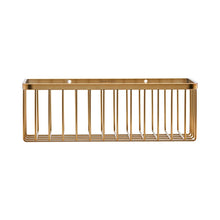 Brushed Brass Bath Basket