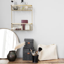 Double Bath Basket Shelf