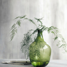 Rec, Light green, Glass Vase