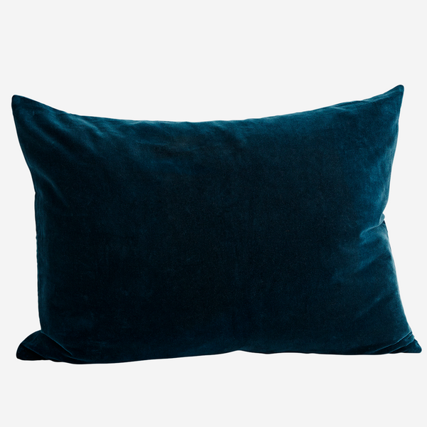 Large VELVET CUSHION COVER Petrol