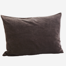 Large VELVET CUSHION Charcoal