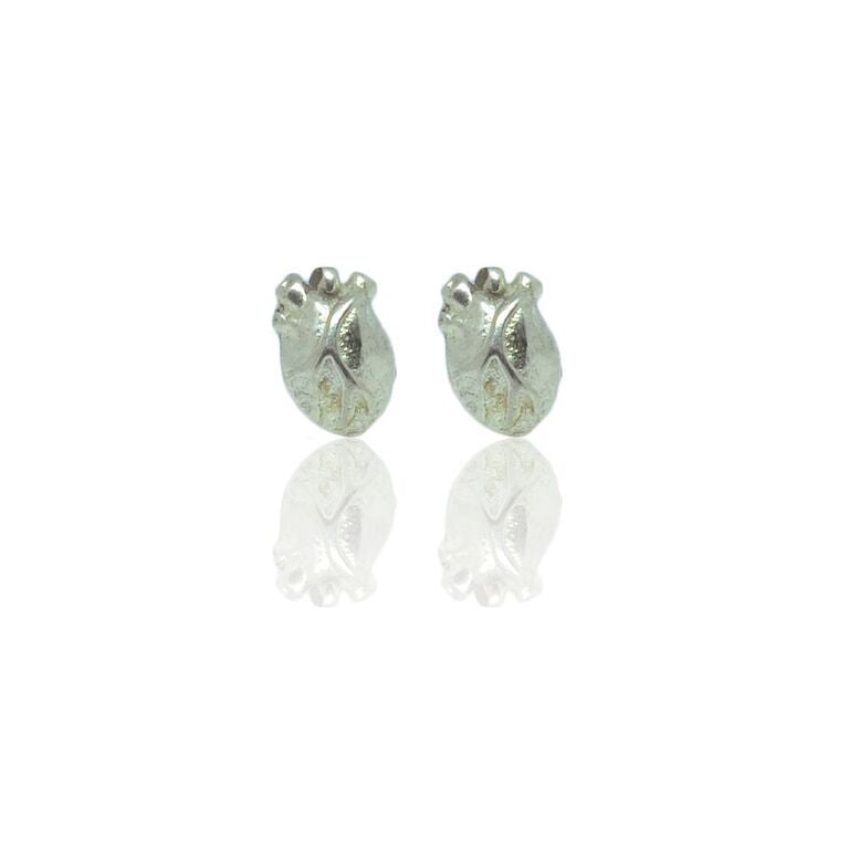 WDTS 925 Silver Heart Earrings